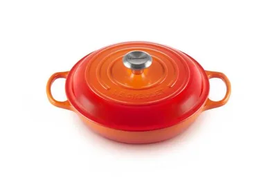 Le Creuset 2.25Qt Signature Cast Iron Braiser Flame