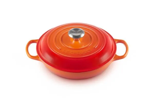 Le Creuset 2.25Qt Signature Cast Iron Braiser Flame