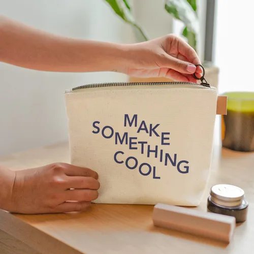 Heavyweight Canvas With Leather Tweedle Dee Pouch