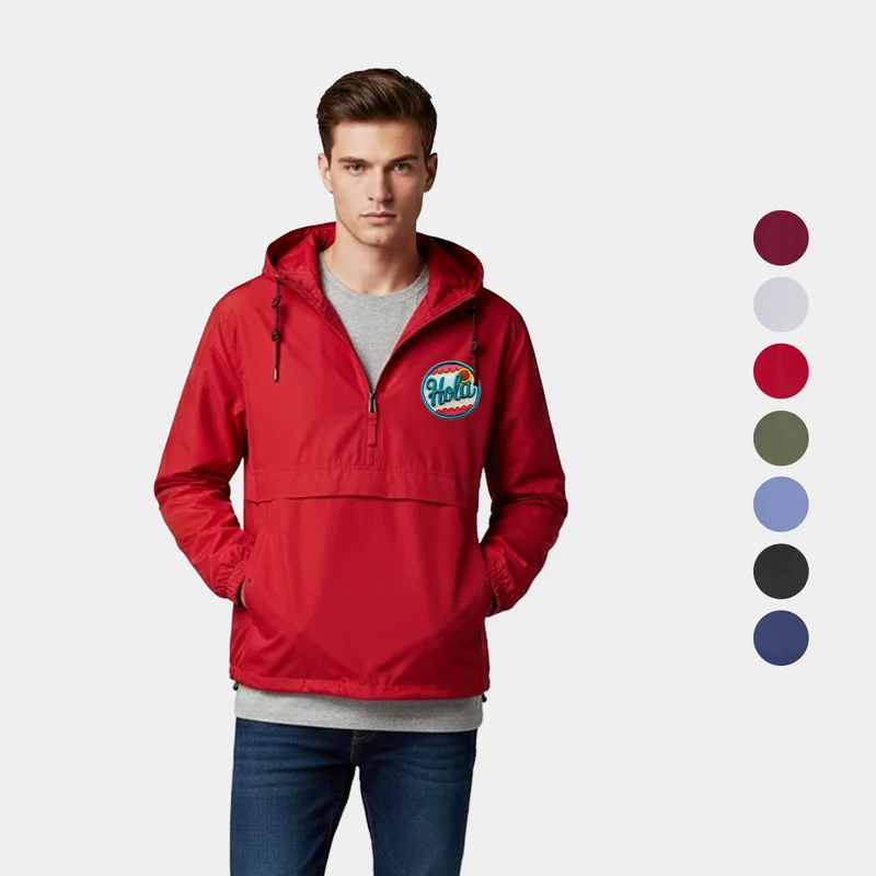 Pioneer Water-Resistant Packable Windbreaker Jacket