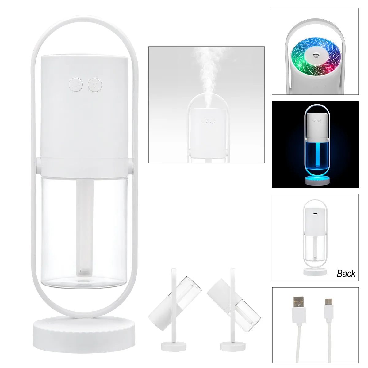 Rechargeable Rotating Light-up Humidifier 2.0 view 2