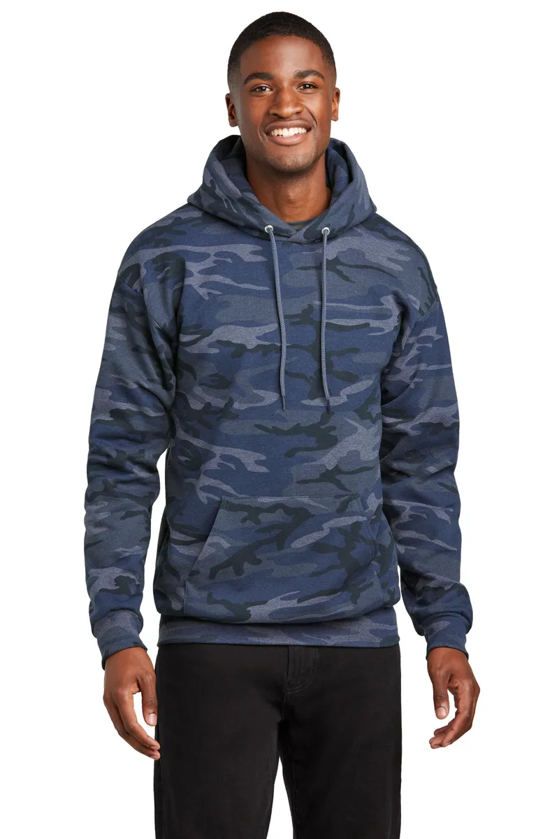Heather Navy Blue Camouflage