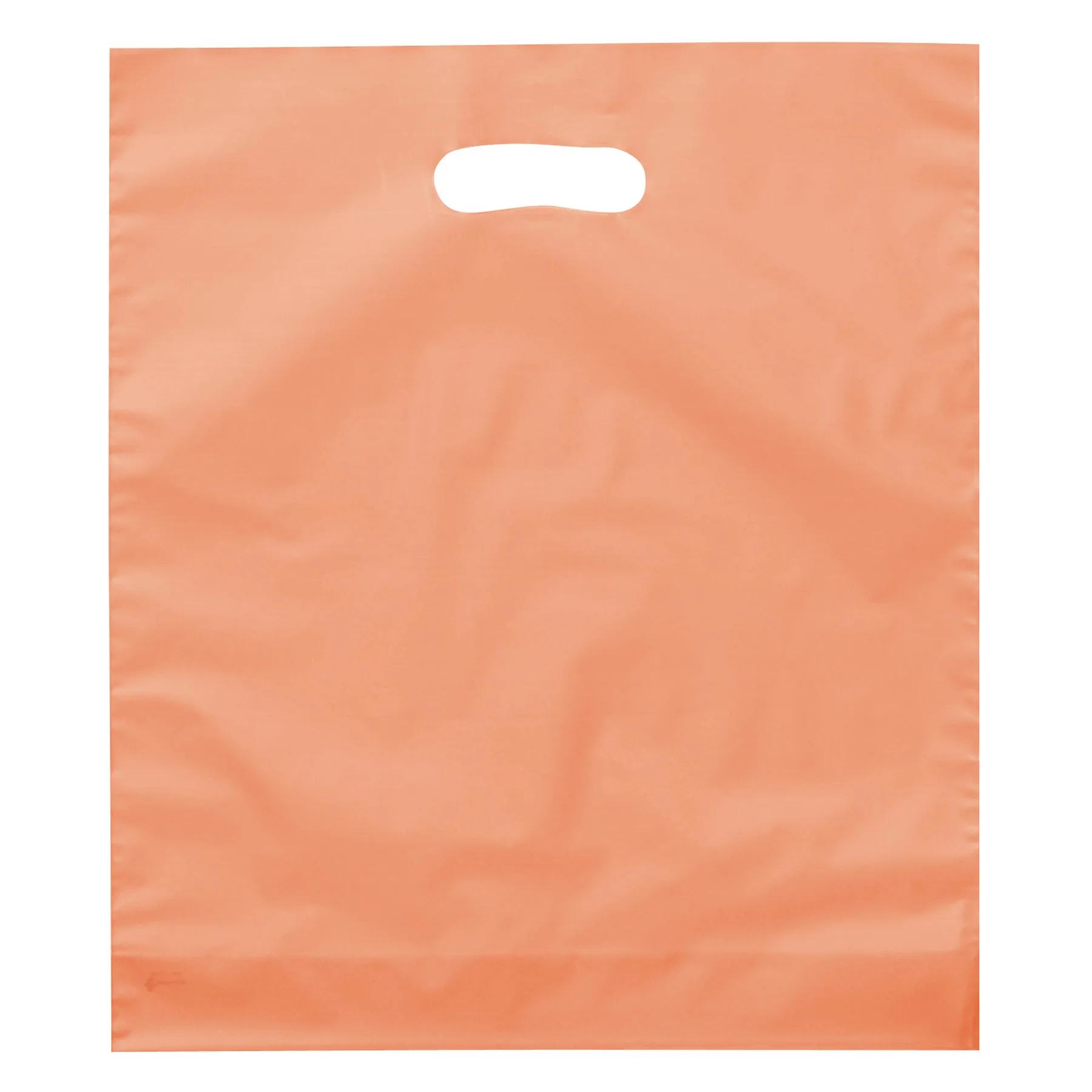 Rose™ - Frosted Brite Die Cut Handle - Flexo Ink Print (15" x 18" x 4") view 2