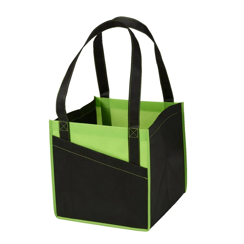 Cube Non-Woven Utility Tote Bag view 2