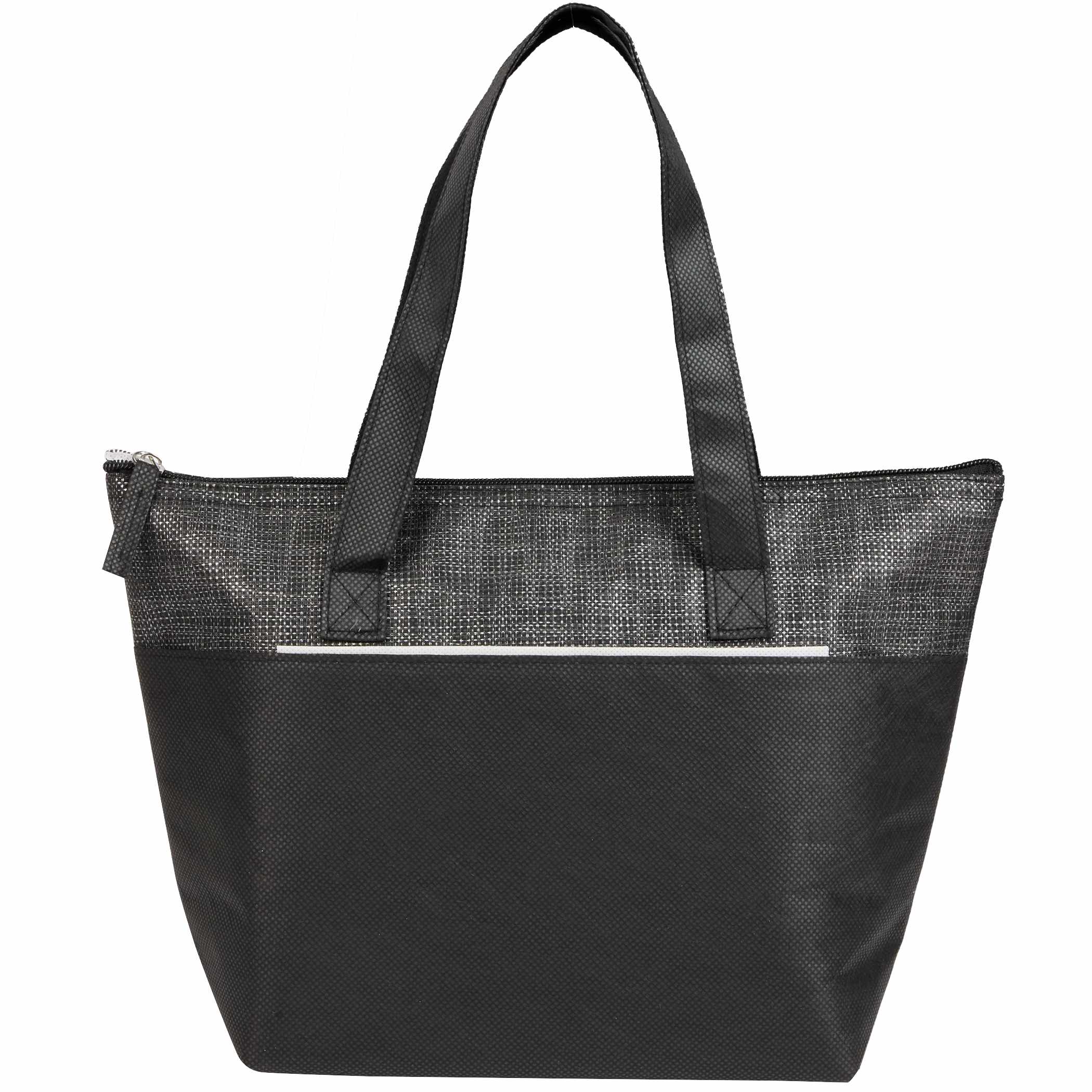 Mist Recycled 9-Can Non-Woven Tote Cooler view 2