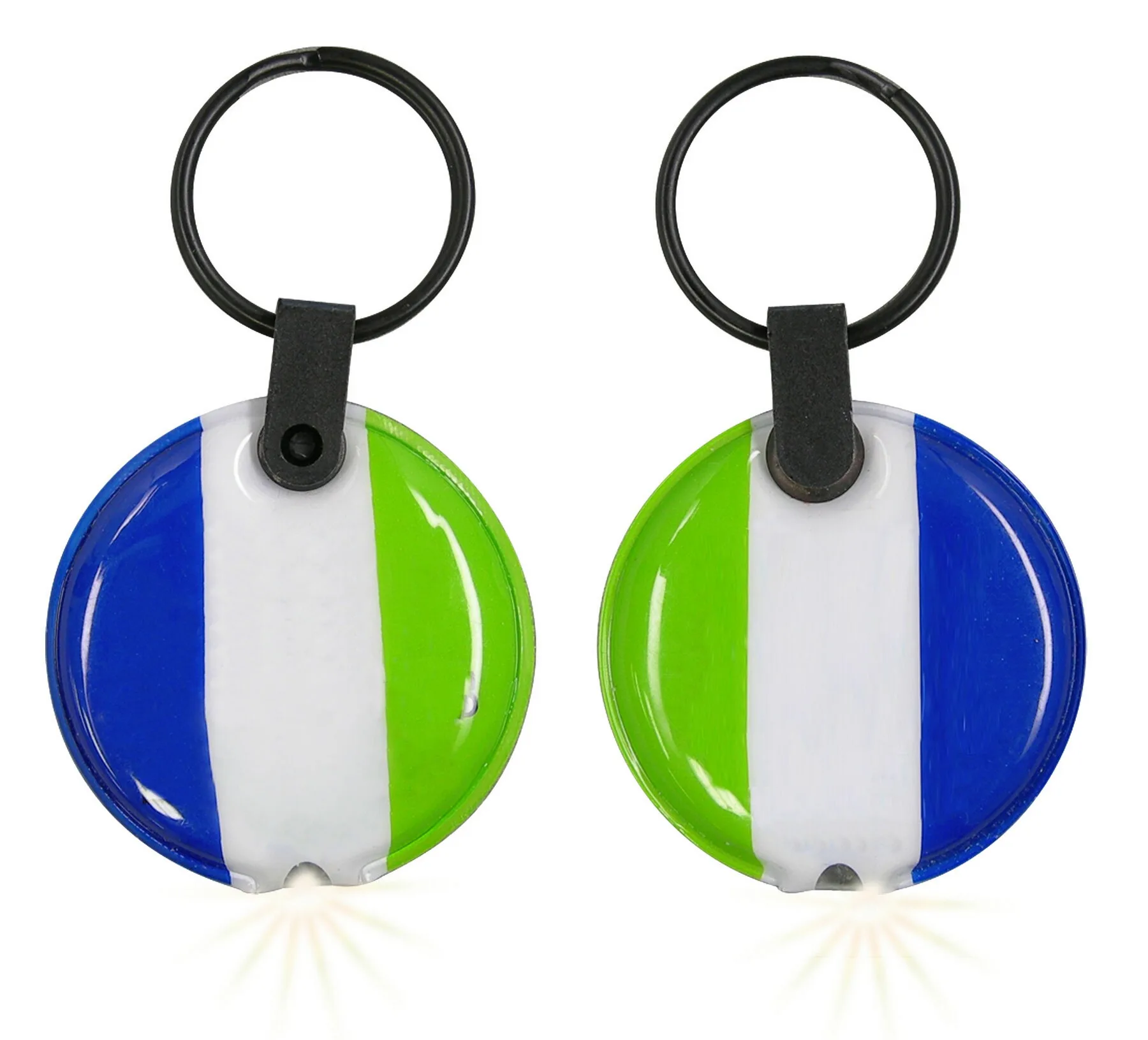 ShapeLights™ Color-A-Shape Key Ring Flashlight (Circle) view 2