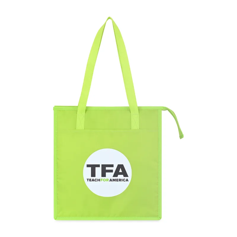 Arlo rPET Insulated Grocery Shopper - Lime Green