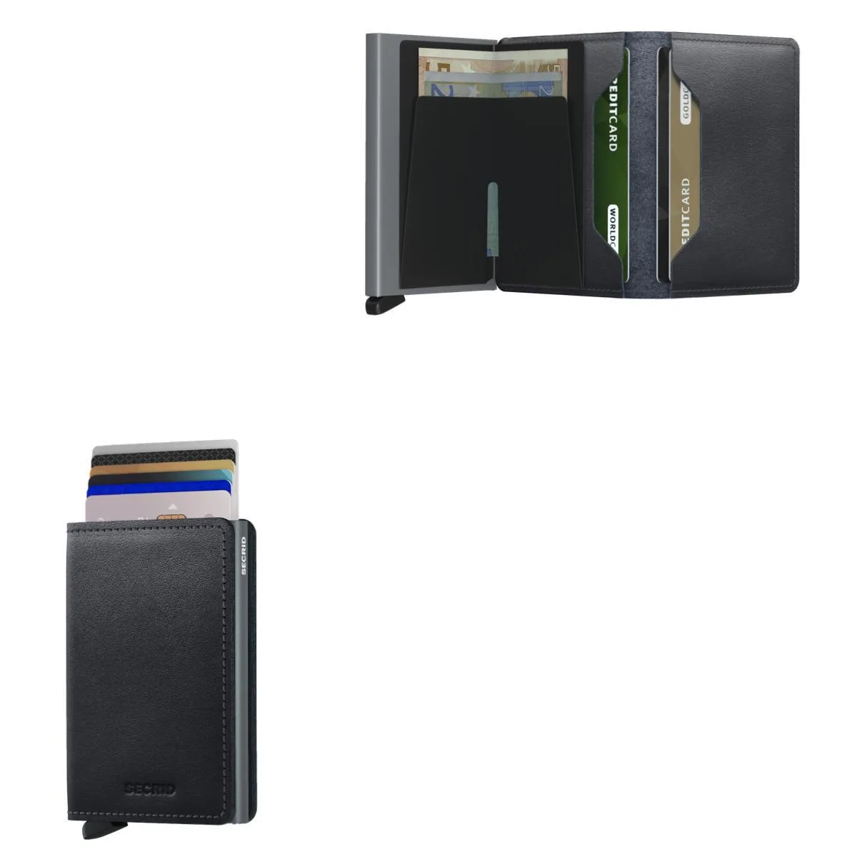 Secrid Slimwallet Original Leather - Gray