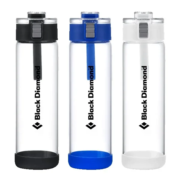 Laramie 22oz Glass Bottle w Flip Lid
