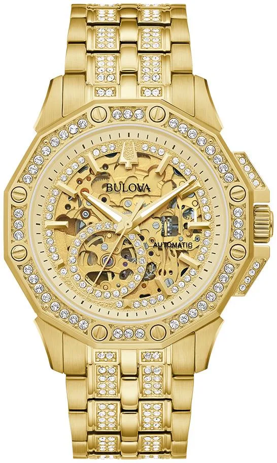 Bulova Watches Men's Octava Stainless Steel Bracelet Watch