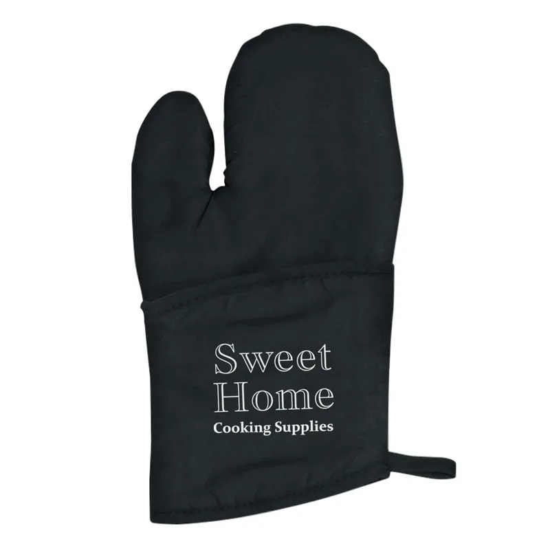 Quilted Cotton Canvas Oven Mitt view 2