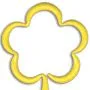 Flower Daisy Inkbend Standard, Bent Pen