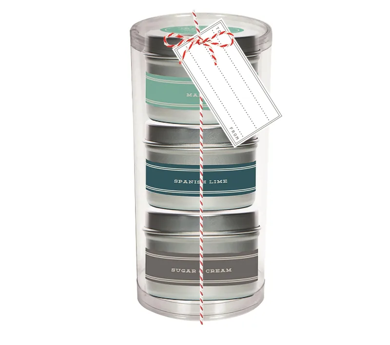 K.Hall Studio Travel Candle Set Cool Trio