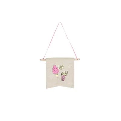 Continued Wallflower Small Pennant (Natural Canvas) view 2