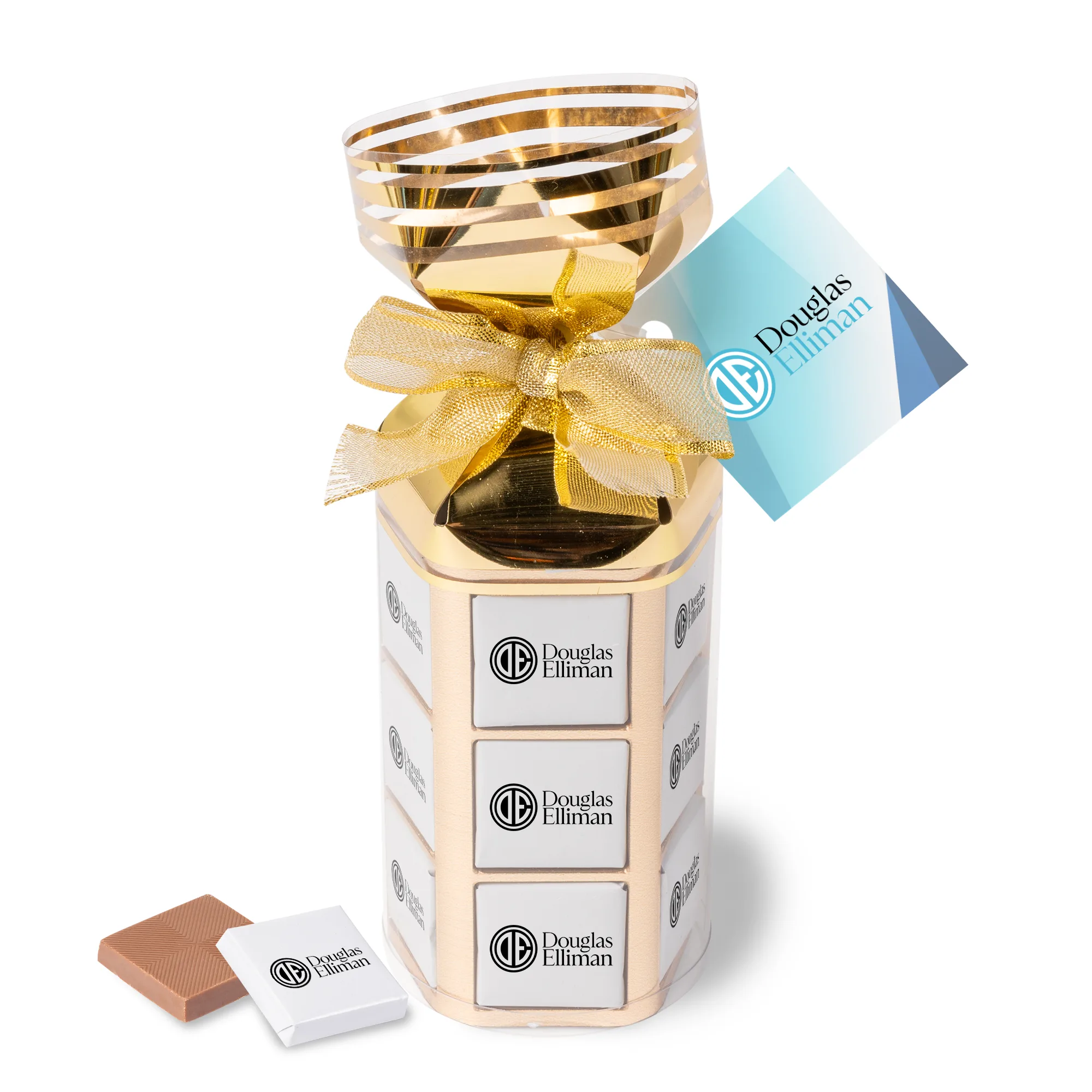 Thirty Six Piece Chocolate Foiled Square Gift Bag view 4