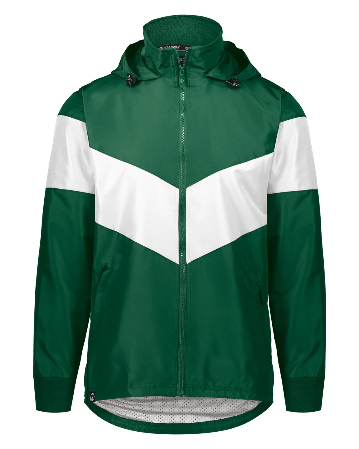 Dark Green / White