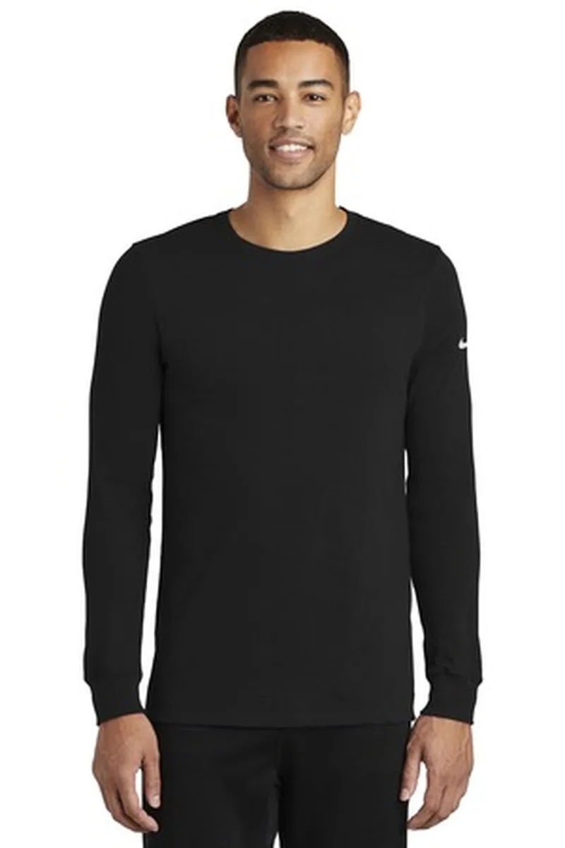 Nike Dri-FIT Cotton/Poly Long Sleeve Tee.