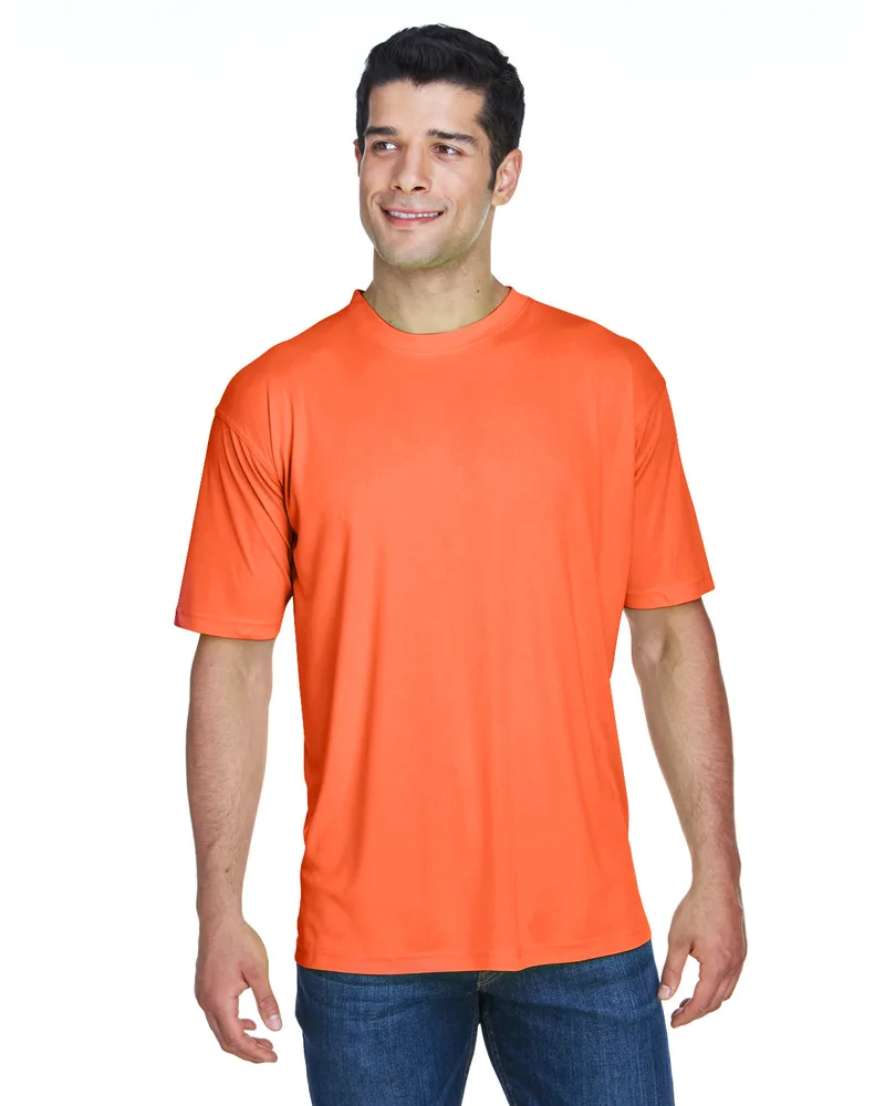 ULTRACLUB Men's Cool & Dry Sport Performance Interlock T-Shirt view 3