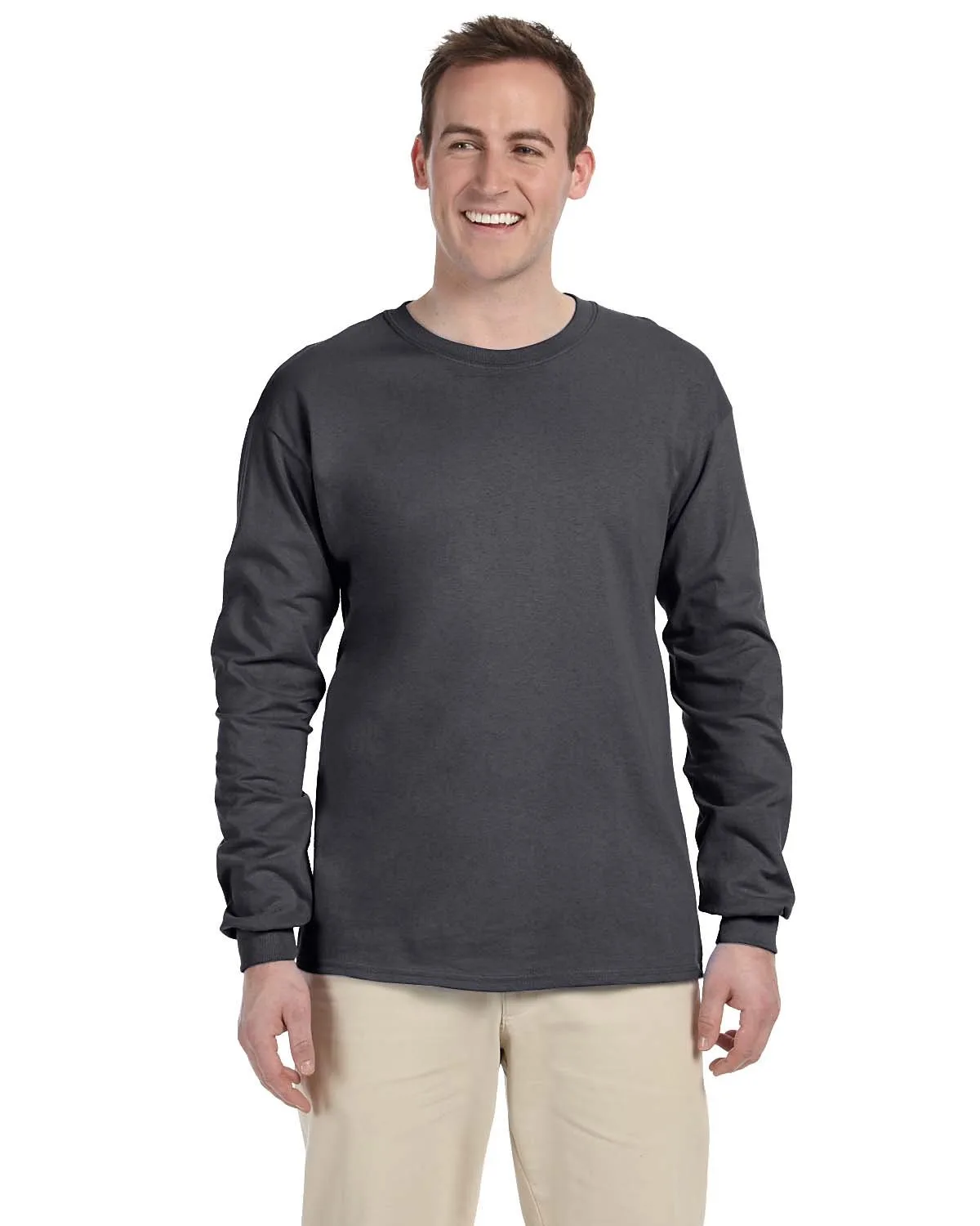 Gildan Adult Ultra Cotton® Long-Sleeve T-Shirt view 7