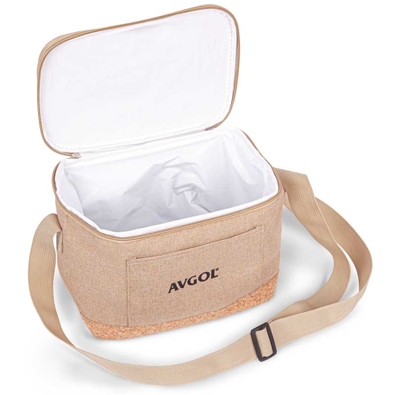 Khaki Beige Logo Open View