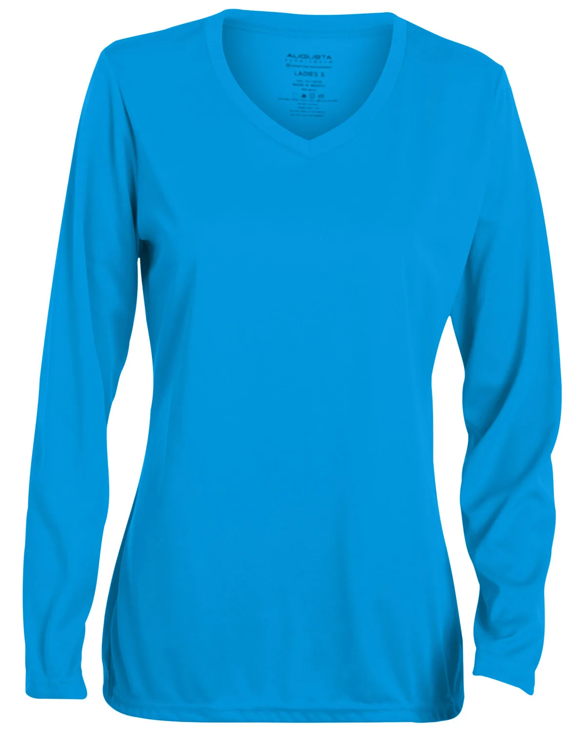 Augusta Ladies' Wicking Long-Sleeve T-Shirt view 4