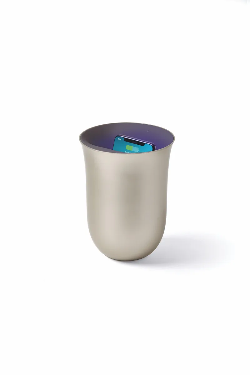 Intelligent Galaxy Lexon Oblio Premium Phone Sanitizer And Charger - Gray