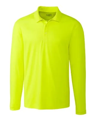 Clique Spin Eco Performance Pique Long Sleeve Mens Polo view 6