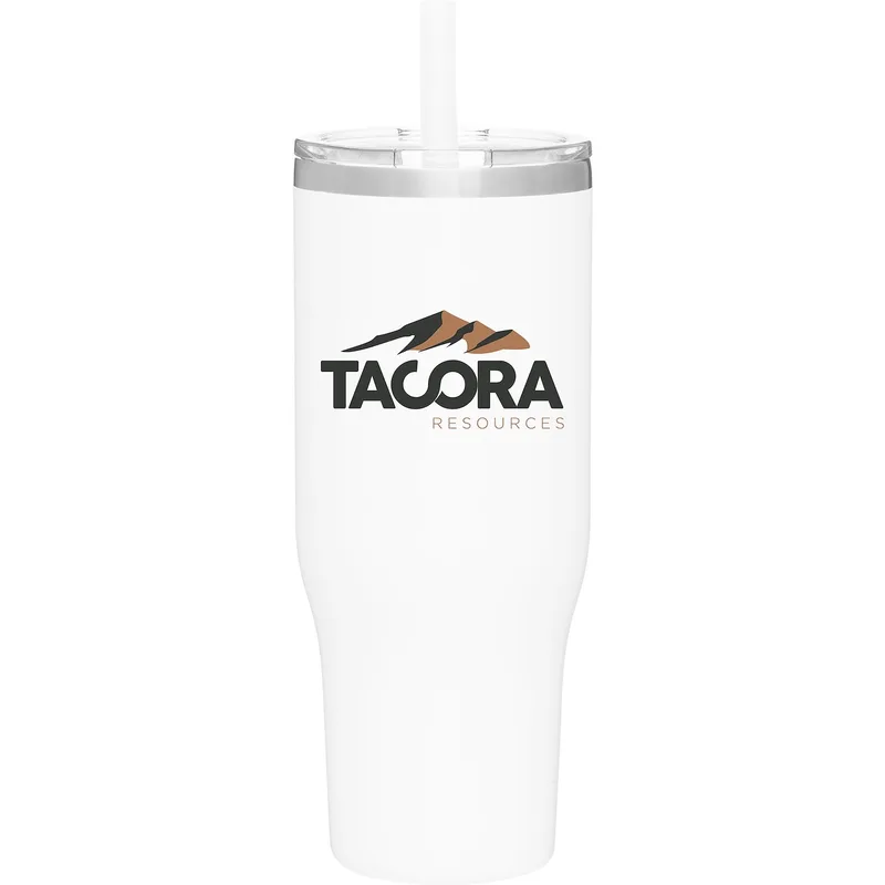 40 oz Elias Travel Tumbler (Matte White)
