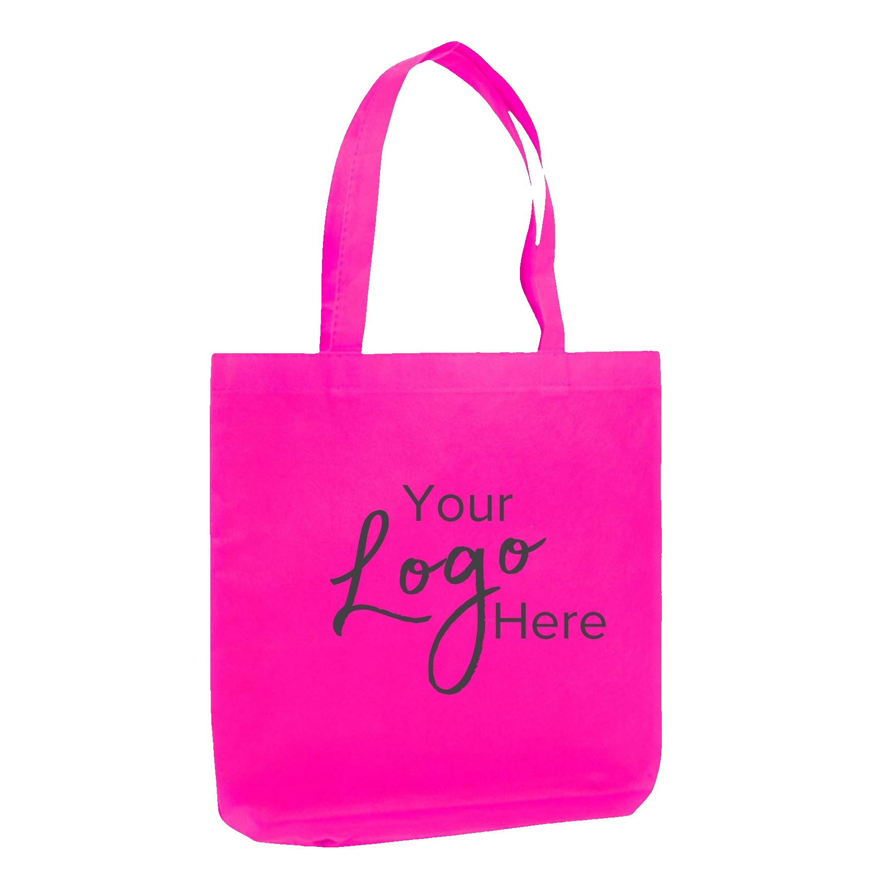 Non-Woven Economical G Tote Bag w/5" Bottom Gusset (14.25"x15"x5")