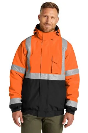CornerStone® ANSI 107 Class 3 Economy Waterproof Insulated Bomber Jacket view 3
