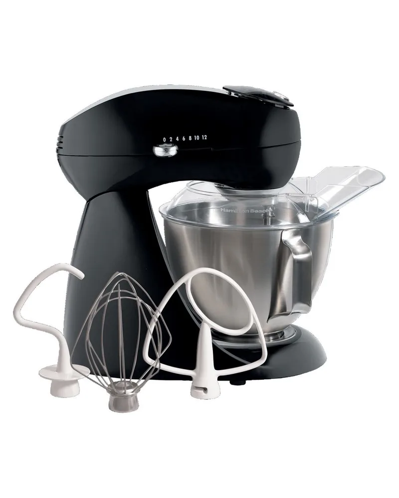 Hamilton Beach® Eclectrics® Black All-Metal Stand Mixer