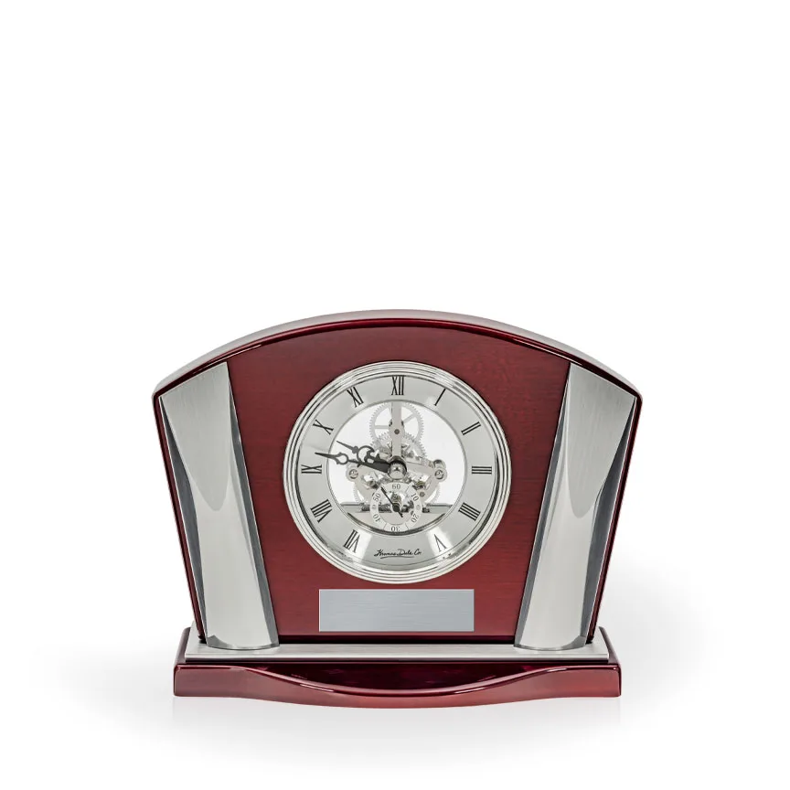 Amser Rosewood Desk Clock view 2