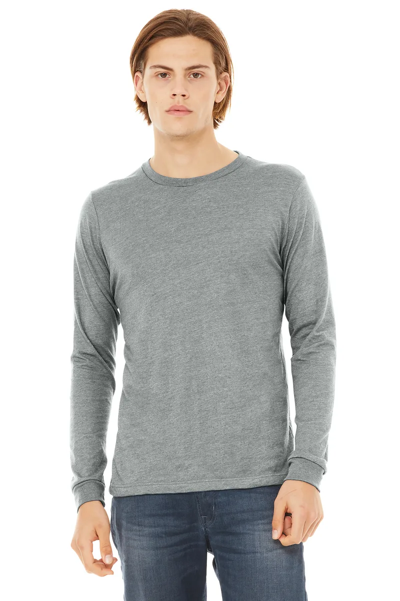 BELLA+CANVAS® Unisex Triblend Long Sleeve Tee view 7