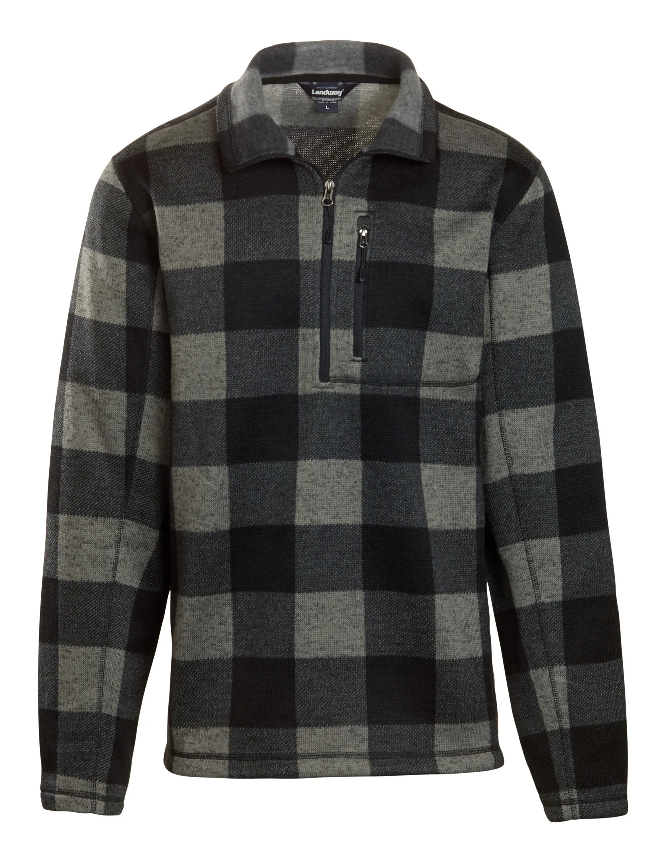 Taupe Grey/Black Blank Front