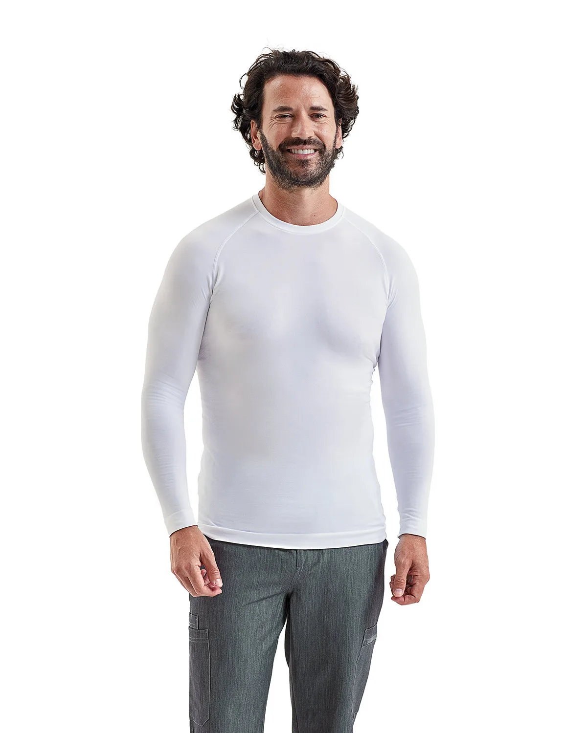 ONNA BY PREMIER Men's Unstoppable Fresh Long Sleeve Underscrub Base Layer T-Shirt view 4