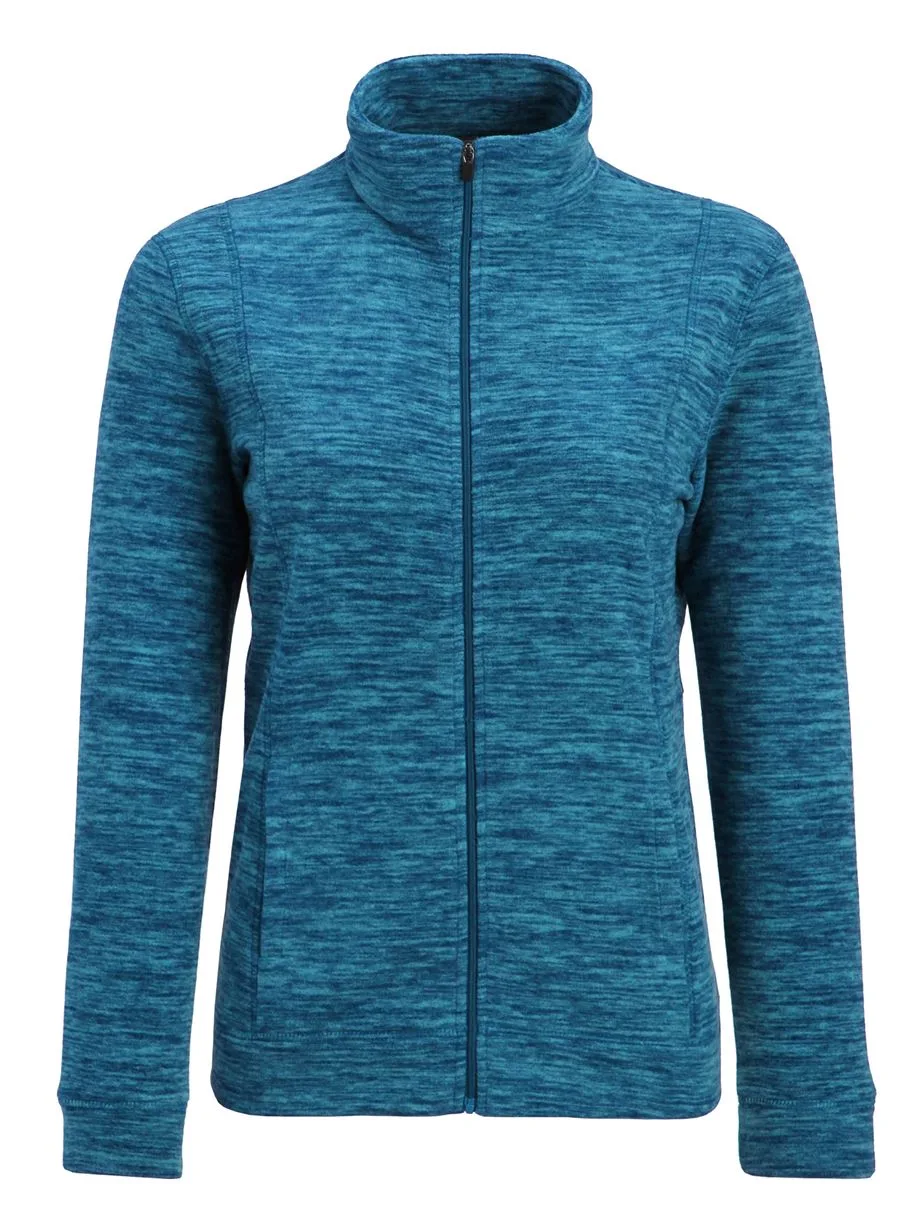 Ladies' Cascade Marled Fleece Jacket view 6