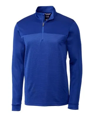 Cutter & Buck Traverse Stripe Stretch Quarter Zip Mens Pullover view 6