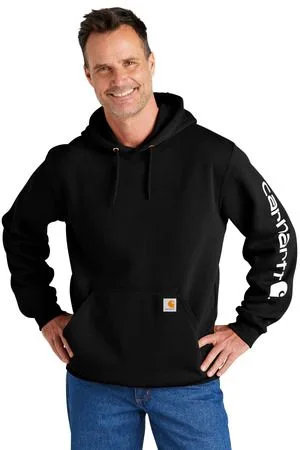 Carhartt® Midweight Hooded Logo Sweatshirt view 6