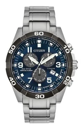 Citizen® Men's Eco-Drive® Brycen Super Titanium™ Watch