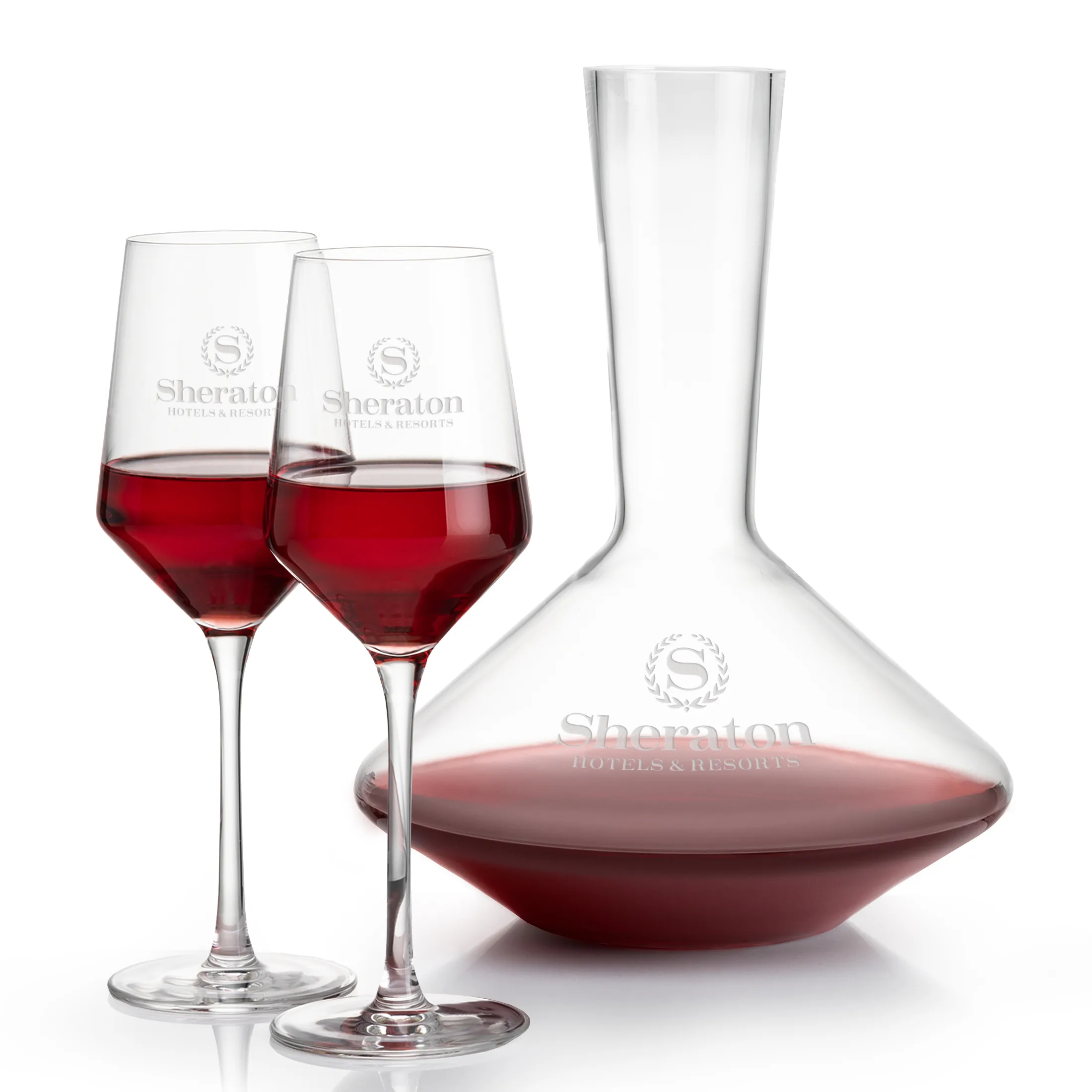 Tucson Stemmed Set, Clear, Carafe & 2 Wine