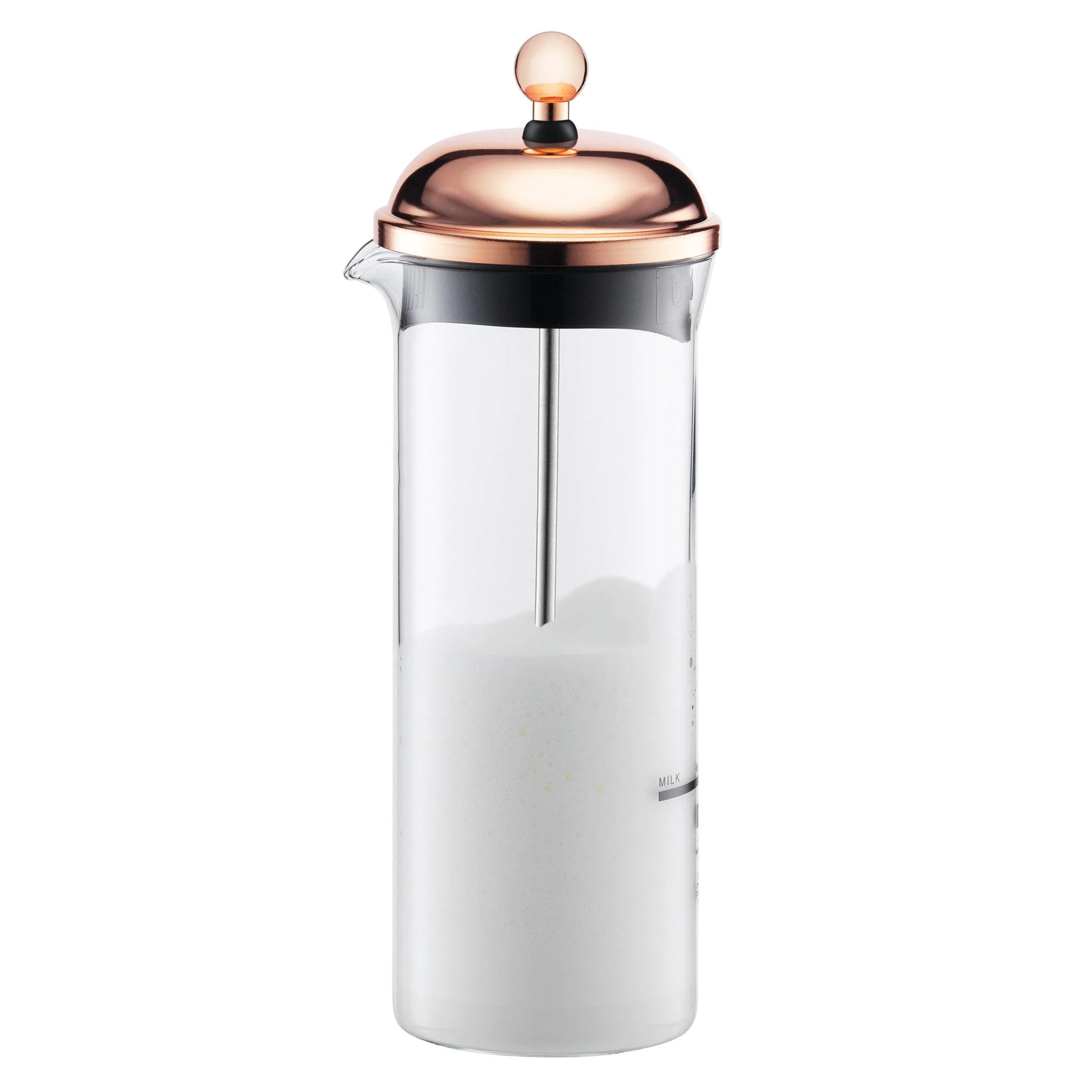 Bodum Chambord Manual Milk Frother Copper