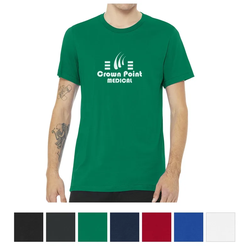 Bella + Canvas Unisex Jersey Short-sleeve T-shirt view 2