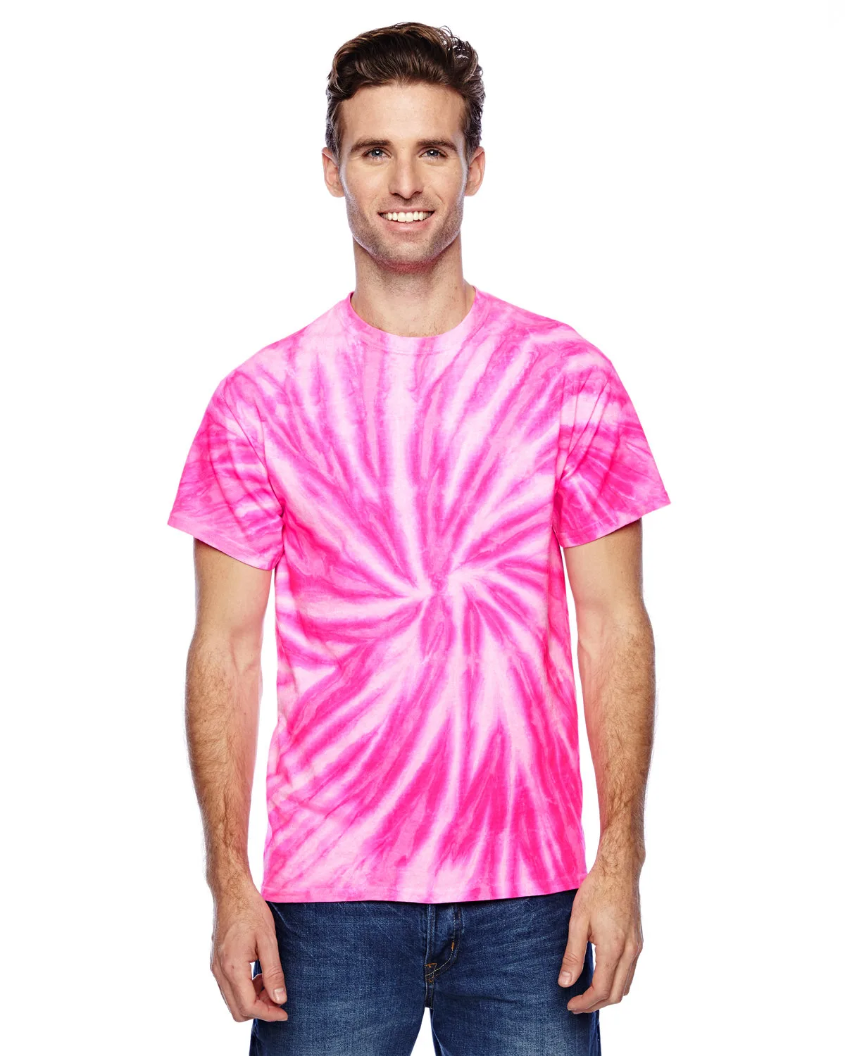 Tie-Dye Adult Twist Tie-Dyed T-Shirt view 2