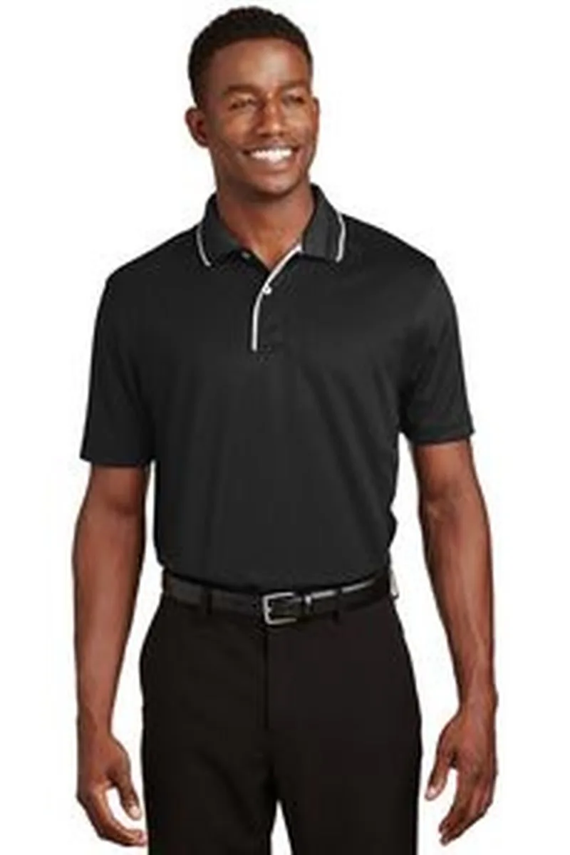 Sport-Tek® Dri-Mesh® Polo with Tipped Collar and Piping.