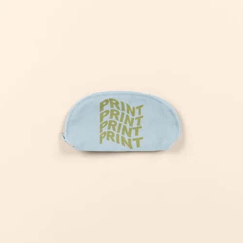 Glam Clam Colored Canvas Pouch view 6