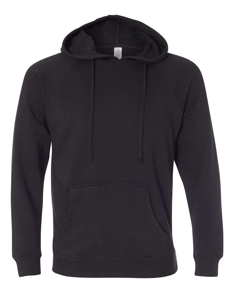 Independent Trading Co.® Unisex Special Blend Raglan Hooded Sweatshirt view 3