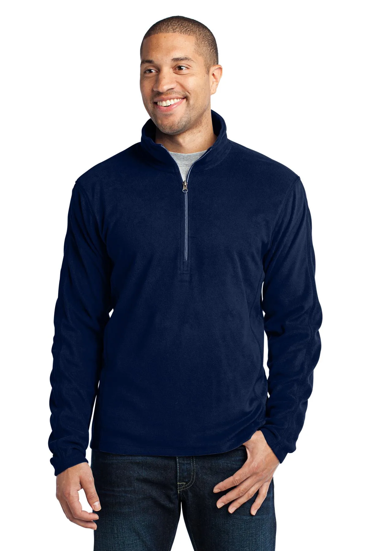 Port Authority® Microfleece 1/2-Zip Pullover. view 3