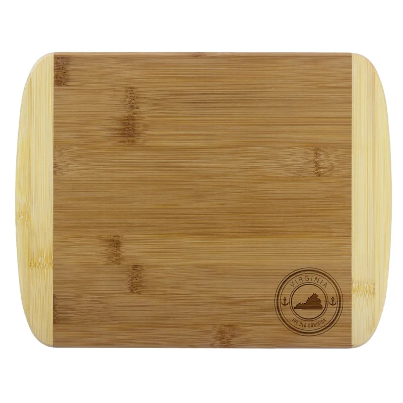 Virginia State Stamp 2-Tone 11" Cutting Board