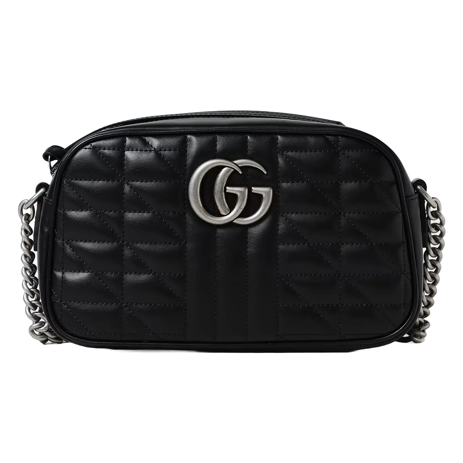 Gucci Gg Marmont Small Black Shoulder Bag