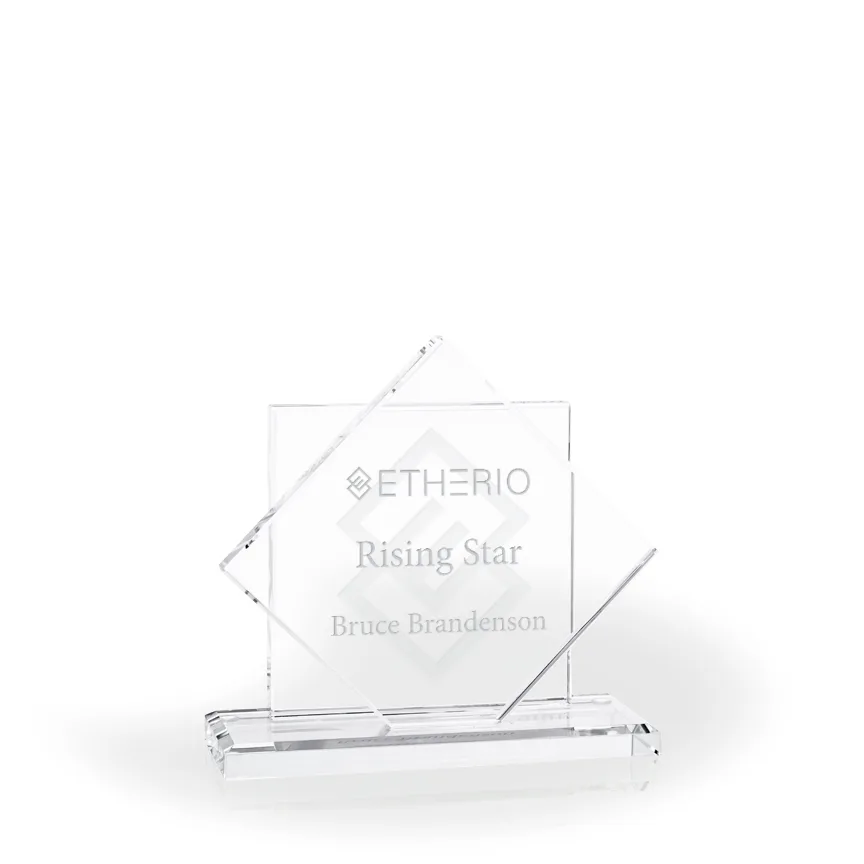 Points of Light Clear Glass Award